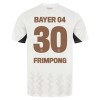 Original Trikotsatz Bayer 04 Leverkusen Jeremie Frimpong 30 Auswärtstrikot 2024-25 Für Kinder